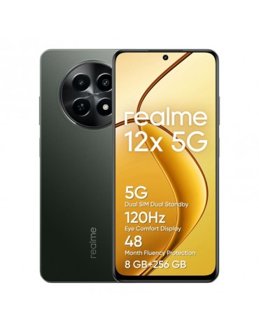 CEL REALME 12X 5G DUAL SIM 6.67" 8GB/256GB GLOWING PRETO