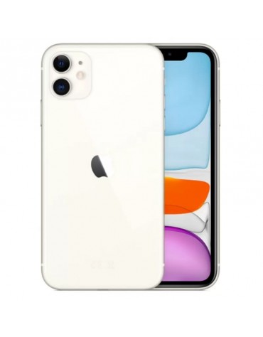 IPHONE 11 128GB GRADE A BRANC (WHITE) USA C/MSG DE TELA