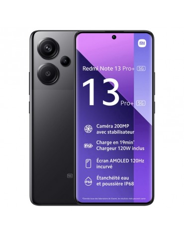 CEL XIAOMI REDMI NOTE 13 PRO+ 5G 8/256 PRETO