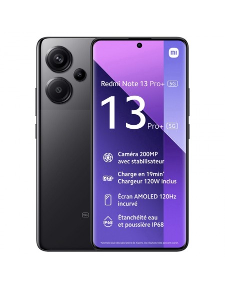 CEL XIAOMI REDMI NOTE 13 PRO+ 5G 8/256 PRETO