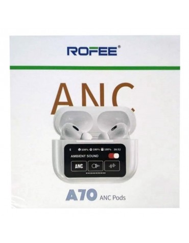 FONE ROFFE EARBUDS A70 ANC PODS WITH DISPLAY