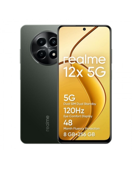 CEL REALME 12X 5G DUAL SIM 6.67" 8GB/256GB GLOWING PRETO